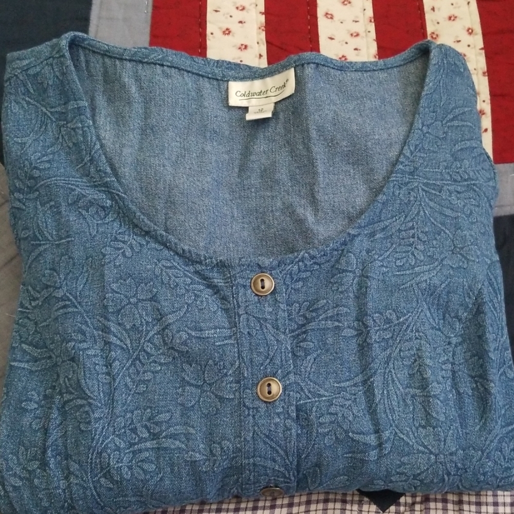 Cold water Creek Jean Dress